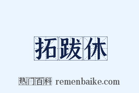 拓跋休是什么意思的图片